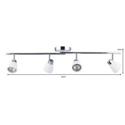 Masterlite Alto 4 Light Matt White Spotlight Bar 11 Masterlite Alto 4 Light Matt White Spotlight Bar -Lava Lamp Shop 1000081726 alt06