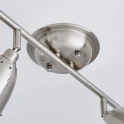 Masterlite Filbert 4 Light Hammered Chrome Spotlight -Lava Lamp Shop 1000081733 alt03