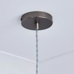 Dunelm Lucas Industrial 1 Light Pendant Pewter Ceiling Fitting -Lava Lamp Shop 1000084135 alt03