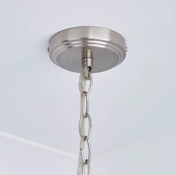 Dunelm Preston 3 Shaded Steel Ceiling Fitting 5 Dunelm Preston 3 Shaded Steel Ceiling Fitting - Image 5