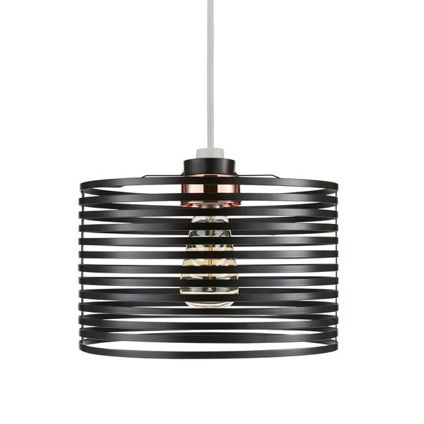 Dunelm Kiel Black Easy Fit Pendant 4 Dunelm Kiel Black Easy Fit Pendant - Image 4