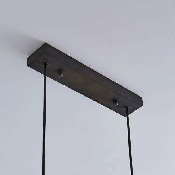 Dunelm London Industrial 3 Light Bronze Diner Ceiling Fitting 3 Dunelm London Industrial 3 Light Bronze Diner Ceiling Fitting - Image 3