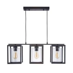 Dunelm London Industrial 3 Light Bronze Diner Ceiling Fitting 10 Dunelm London Industrial 3 Light Bronze Diner Ceiling Fitting -Lava Lamp Shop 1000093390 alt05
