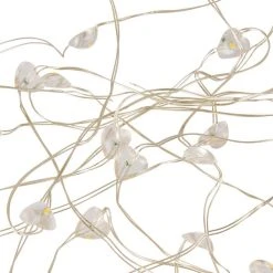 Alternative view of Dunelm Acrylic Hearts 50 Light String Lights