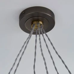 Dunelm Marsden Industrial 6 Light Hoop Antique Brass Ceiling Fitting 9 Dunelm Marsden Industrial 6 Light Hoop Antique Brass Ceiling Fitting -Lava Lamp Shop 1000111933 alt03