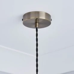 Dunelm Rio Voyager 1 Light Pendant Ribbed Glass Ceiling Fitting -Lava Lamp Shop 1000112039 alt03
