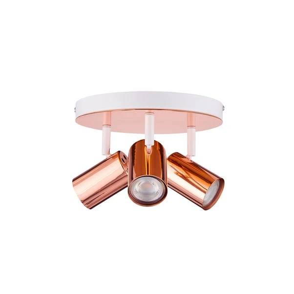 Dunelm Carter 3 Light Copper Spotlight 5 Dunelm Carter 3 Light Copper Spotlight - Image 5