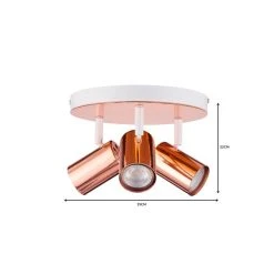 Dunelm Carter 3 Light Copper Spotlight 11 Dunelm Carter 3 Light Copper Spotlight -Lava Lamp Shop 1000119713 alt06