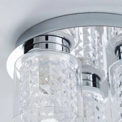 Dunelm Hylton 3 Light Glass Bathroom Flush Ceiling Fitting 9 Dunelm Hylton 3 Light Glass Bathroom Flush Ceiling Fitting -Lava Lamp Shop 1000119717 alt03