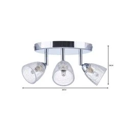 Dunelm Balston 3 Light Glass Spotlight -Lava Lamp Shop 1000119783 alt06