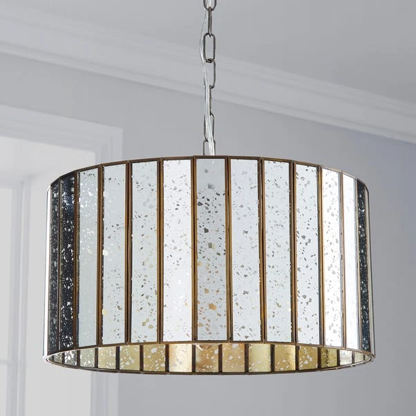Dunelm Seraphina 1 Light Mercury Glass Pendant Ceiling Fitting 2 Dunelm Seraphina 1 Light Mercury Glass Pendant Ceiling Fitting - Image 2