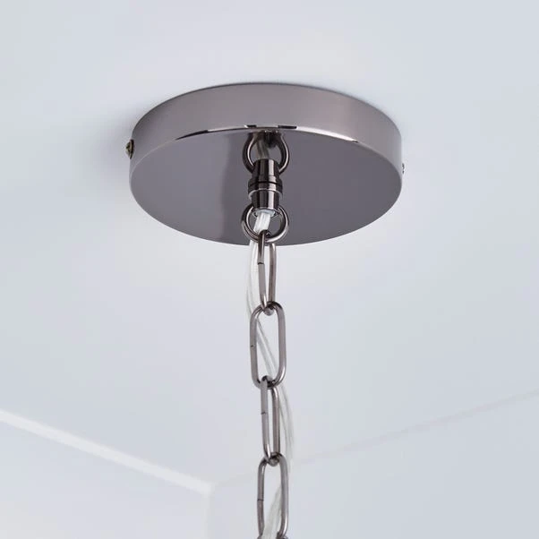 Dunelm Seraphina 1 Light Mercury Glass Pendant Ceiling Fitting 4 Dunelm Seraphina 1 Light Mercury Glass Pendant Ceiling Fitting - Image 4