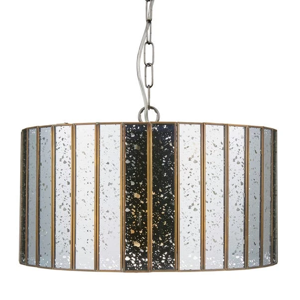 Dunelm Seraphina 1 Light Mercury Glass Pendant Ceiling Fitting 5 Dunelm Seraphina 1 Light Mercury Glass Pendant Ceiling Fitting - Image 5