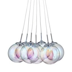 Dunelm Elmira 7 Light Bubble Glass Cluster Ceiling Fitting -Lava Lamp Shop 1000119872 alt05