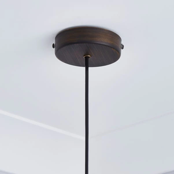 Dunelm London Industrial 1 Light Pendant Bronze Ceiling Fitting 4 Dunelm London Industrial 1 Light Pendant Bronze Ceiling Fitting - Image 4