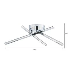 Dunelm Tassani 6 Light Integrated LED Bubble Acrylic Ceiling Fitting 11 Dunelm Tassani 6 Light Integrated LED Bubble Acrylic Ceiling Fitting -Lava Lamp Shop 1000137397 alt06