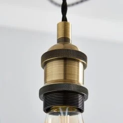 Dunelm Logan 5 Light Spider Antique Brass Industrial Cluster Flex Fitting 9 Dunelm Logan 5 Light Spider Antique Brass Industrial Cluster Flex Fitting -Lava Lamp Shop 1000139088 alt03