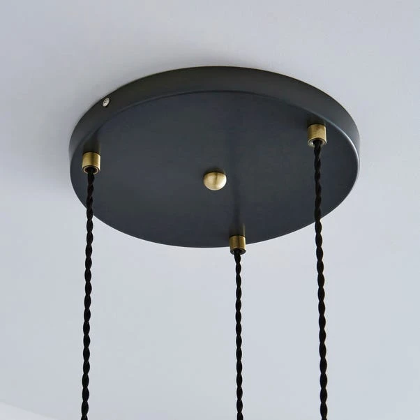 Dunelm Logan 3 Light Grey Industrial Cluster Ceiling Fitting 3 Dunelm Logan 3 Light Grey Industrial Cluster Ceiling Fitting - Image 3