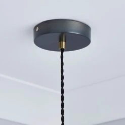 Dunelm Logan 1 Light Grey Industrial Ceiling Fitting -Lava Lamp Shop 1000139092 alt03