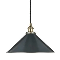 Dunelm Logan 1 Light Grey Industrial Ceiling Fitting -Lava Lamp Shop 1000139092 alt05