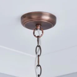 Dunelm Salino Globe 3 Light Antique Copper Chandelier 9 Dunelm Salino Globe 3 Light Antique Copper Chandelier -Lava Lamp Shop 1000139119 alt03