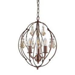Dunelm Salino Globe 3 Light Antique Copper Chandelier 11 Dunelm Salino Globe 3 Light Antique Copper Chandelier -Lava Lamp Shop 1000139119 alt05