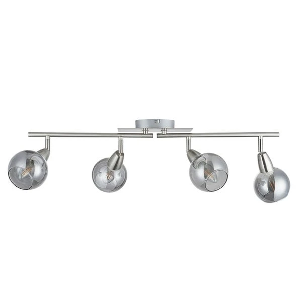 Dunelm Tia 4 Light Nickel Spotlight Bar 5 Dunelm Tia 4 Light Nickel Spotlight Bar - Image 5