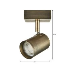 Dunelm Newark 1 Light Antique Bronze Spotlight -Lava Lamp Shop 1000149065 alt06