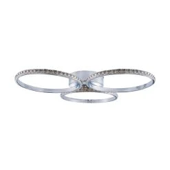 Dunelm Oraylia 3 Light Integrated LED Hoops Jewel Chrome Ceiling Fitting 10 Dunelm Oraylia 3 Light Integrated LED Hoops Jewel Chrome Ceiling Fitting -Lava Lamp Shop 1000149069 alt05