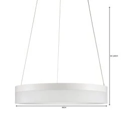 Dunelm Mickie 1 Light Integrated LED Hoop White Ceiling Fitting 11 Dunelm Mickie 1 Light Integrated LED Hoop White Ceiling Fitting -Lava Lamp Shop 1000149070 alt06