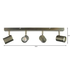Dunelm Newark 4 Light Antique Bronze Spotlight Bar 11 Dunelm Newark 4 Light Antique Bronze Spotlight Bar -Lava Lamp Shop 1000149076 alt06