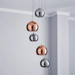 Alternative view of Dunelm Sora 5 Light Cluster Ceiling Fitting
