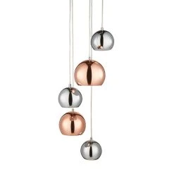 Dunelm Sora 5 Light Cluster Ceiling Fitting -Lava Lamp Shop 1000149084 alt05