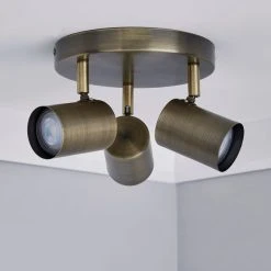 Dunelm Newark 3 Light Antique Bronze Spotlight 7 Dunelm Newark 3 Light Antique Bronze Spotlight -Lava Lamp Shop 1000149089 alt01