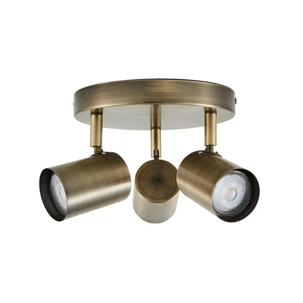 Dunelm Newark 3 Light Antique Bronze Spotlight 5 Dunelm Newark 3 Light Antique Bronze Spotlight - Image 5