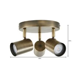 Dunelm Newark 3 Light Antique Bronze Spotlight 11 Dunelm Newark 3 Light Antique Bronze Spotlight -Lava Lamp Shop 1000149089 alt06