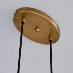 Dunelm Colt 3 Light Diner Antique Brass Ceiling Fitting -Lava Lamp Shop 1000149131 alt03