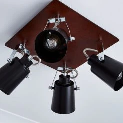 Dunelm Johan 4 Light Black Spotlight 9 Dunelm Johan 4 Light Black Spotlight -Lava Lamp Shop 1000157760 alt03