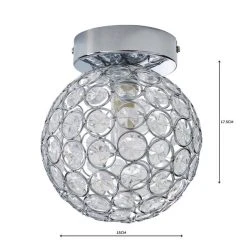 Dunelm Sphere 1 Light Pendant Flush Ceiling Fitting 10 Dunelm Sphere 1 Light Pendant Flush Ceiling Fitting -Lava Lamp Shop 1000158428 alt04