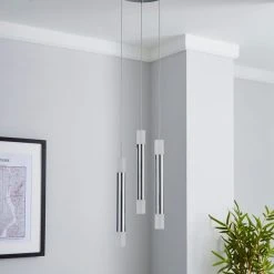 Alternative view of Dunelm Zarah 3 Light Integrated LED Cluster Ceiling Fitting