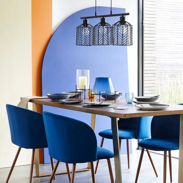 Dunelm Siena 3 Light Diner Ceiling Fitting 6 Dunelm Siena 3 Light Diner Ceiling Fitting - Image 6