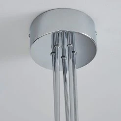 Dunelm Affric 5 Light LED Tipped Chrome Chandelier -Lava Lamp Shop 1000158451 alt03