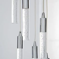 Dunelm Tassani 6 Light Integrated LED Bubble Glass Cluster Ceilling Fitting -Lava Lamp Shop 1000158462 alt02