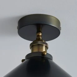 Dunelm Logan 1 Light Pendant Grey Industrial Semi-Flush Ceiling Fitting 8 Dunelm Logan 1 Light Pendant Grey Industrial Semi-Flush Ceiling Fitting -Lava Lamp Shop 1000158468 alt02