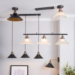 Dunelm Logan 1 Light Pendant Grey Industrial Semi-Flush Ceiling Fitting 11 Dunelm Logan 1 Light Pendant Grey Industrial Semi-Flush Ceiling Fitting -Lava Lamp Shop 1000158468 alt08