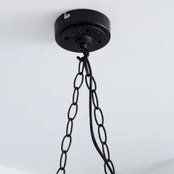 Dunelm Milas Pipe Industrial 3 Light Bar Black Diner Ceiling Fitting -Lava Lamp Shop 1000158472 alt03