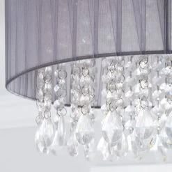 Dunelm Riah 4 Light Jewels Shade Grey Flush Ceiling Fitting 9 Dunelm Riah 4 Light Jewels Shade Grey Flush Ceiling Fitting -Lava Lamp Shop 1000158477 alt03