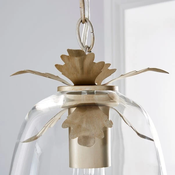 Dunelm Mase Bell 1 Light Pendant Glass Ceiling Fitting 3 Dunelm Mase Bell 1 Light Pendant Glass Ceiling Fitting - Image 3