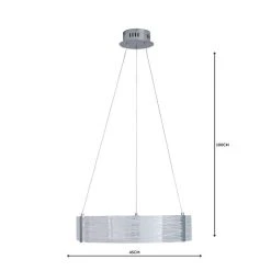 Dunelm Clee Etched Integrated LED Hoop Ceiling Fitting 9 Dunelm Clee Etched Integrated LED Hoop Ceiling Fitting -Lava Lamp Shop 1000158480 alt04