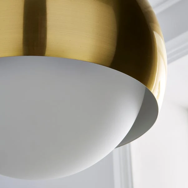 Dunelm Lara Ceiling Fitting Brass 3 Dunelm Lara Ceiling Fitting Brass - Image 3